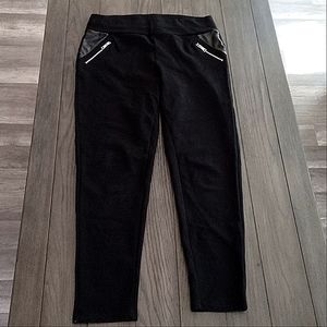 Black skinny dress pants